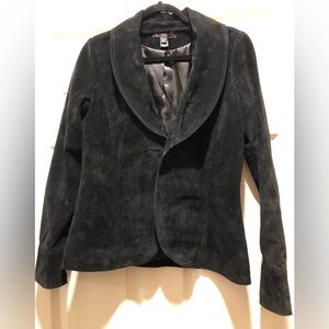 Bagatelle genuine suede black jacket